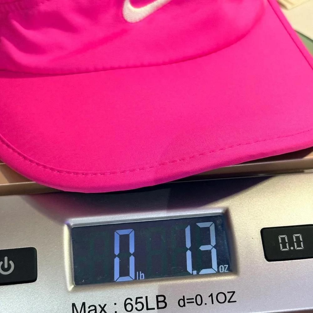 Nike Featherlight Dri-FIT Running Hat Hot Pink Adjustable Performance Cap Barbie
